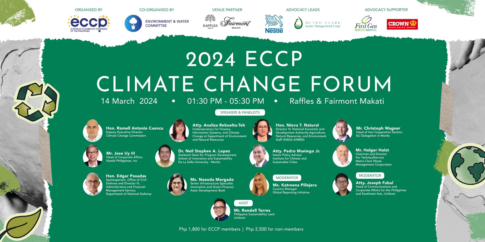 2024 ECCP Climate Change Forum | ECCP On Glue Up