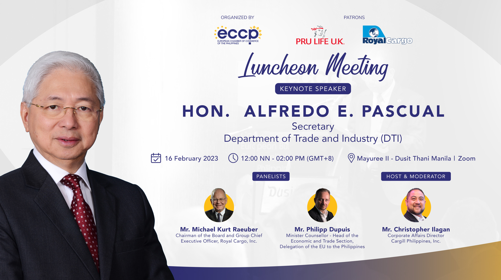 ECCP Luncheon Meeting with DTI Secretary Alfredo Pascual | ECCP on Glue Up