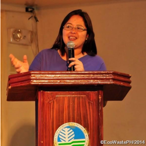 Aileen Lucero (National Coordinator at EcoWaste Coalition)